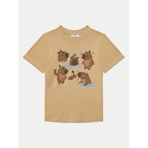 Coccodrillo T-Shirt WC5143225VBA Beżowy Regular Fit ze sklepu MODIVO w kategorii T-shirty chłopięce - zdjęcie 182611233
