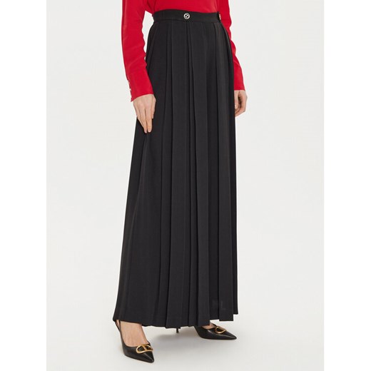 TWINSET Spodnie palazzo 242TT2172 Czarny Wide Leg ze sklepu MODIVO w kategorii Spodnie damskie - zdjęcie 182611250