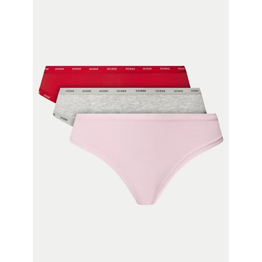 Guess Komplet 3 par stringów O4GG13 K6YW1 Kolorowy ze sklepu MODIVO w kategorii Majtki damskie - zdjęcie 182611302