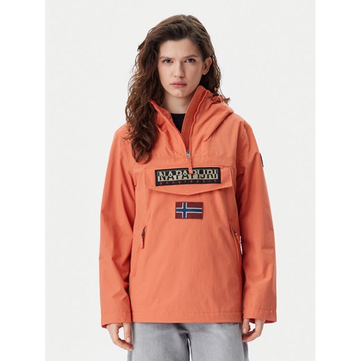 Napapijri Kurtka anorak Rainforest NP0A4G7F Pomarańczowy Regular Fit ze sklepu MODIVO w kategorii Kurtki damskie - zdjęcie 182611313