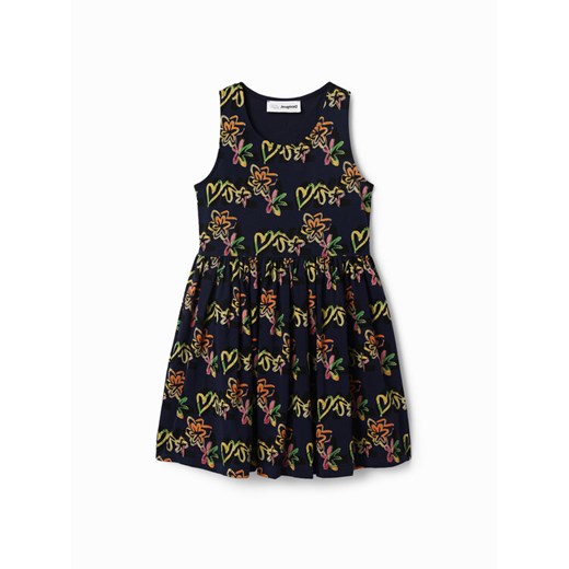 Desigual Sukienka codzienna 23SGVK11 Granatowy Regular Fit ze sklepu MODIVO w kategorii Sukienki dziewczęce - zdjęcie 182611362