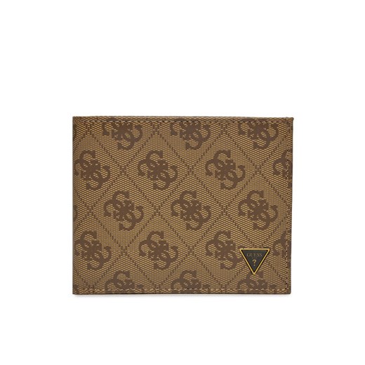 Guess Duży Portfel Męski Vezzola Leather Slg SMVELE LEA20 Brązowy ze sklepu MODIVO w kategorii Portfele męskie - zdjęcie 182611364