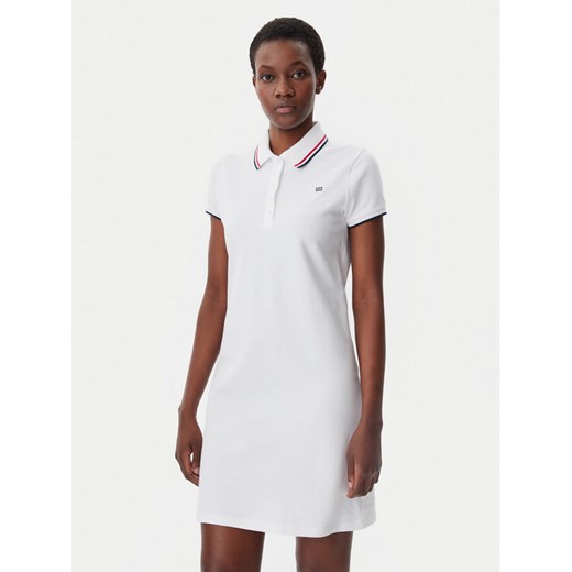 Tommy Hilfiger Sukienka codzienna WW0WW45532 Biały Regular Fit ze sklepu MODIVO w kategorii Sukienki - zdjęcie 182611391