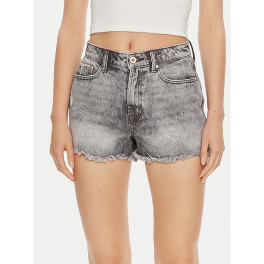 ONLY Szorty jeansowe Fine 15226961 Szary Regular Fit ze sklepu MODIVO w kategorii Szorty - zdjęcie 182611402