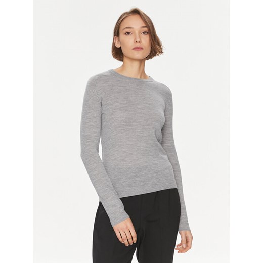 DAY BIRGER ÉT MIKKELSEN Sweter Annabelle 100023 Szary Regular Fit ze sklepu MODIVO w kategorii Swetry damskie - zdjęcie 182611443