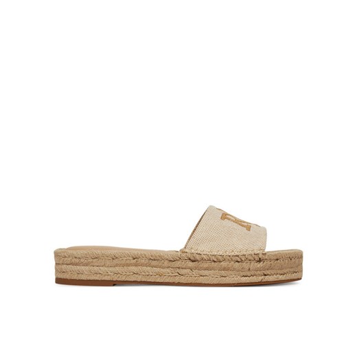 LAUREN RALPH LAUREN Espadryle Polly 802966866001 Beżowy ze sklepu MODIVO w kategorii Espadryle damskie - zdjęcie 182611503