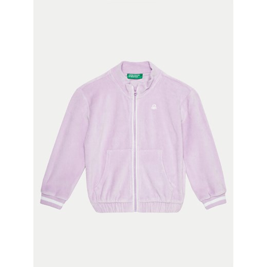 United Colors Of Benetton Bluza 3UK0G5036 Fioletowy Regular Fit ze sklepu MODIVO w kategorii Bluzy dziewczęce - zdjęcie 182611552