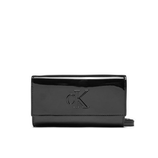 Calvin Klein Jeans Torebka Sculpted Long Fold Im K60K613061 Czarny ze sklepu MODIVO w kategorii Listonoszki - zdjęcie 182611564