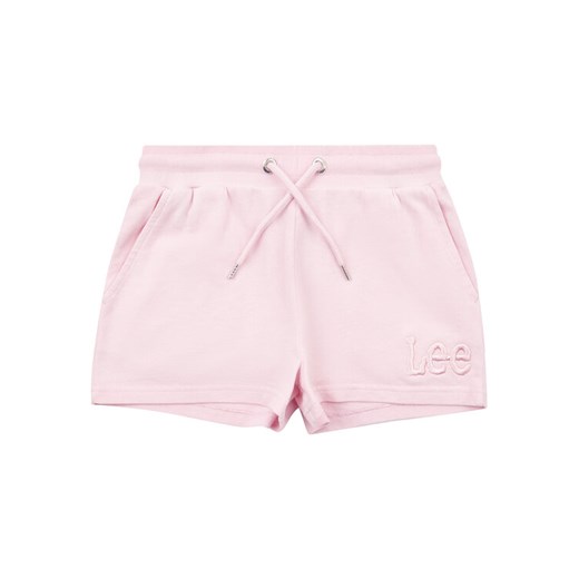Lee Szorty materiałowe Acid Wash LEG5094 Różowy Regular Fit ze sklepu MODIVO w kategorii Spodenki dziewczęce - zdjęcie 182611584