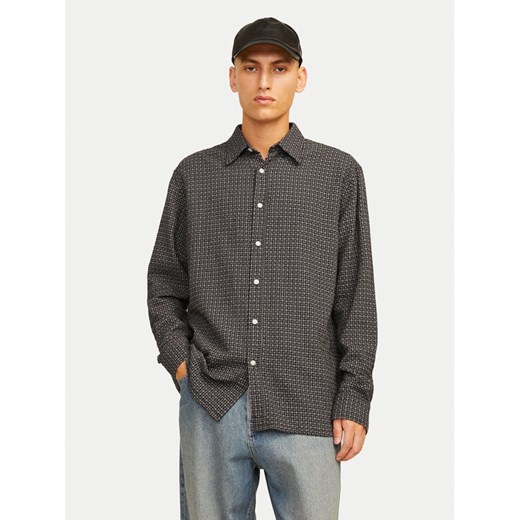 Jack&Jones Koszula Joshua 12260673 Brązowy Relaxed Fit ze sklepu MODIVO w kategorii Koszule męskie - zdjęcie 182611593
