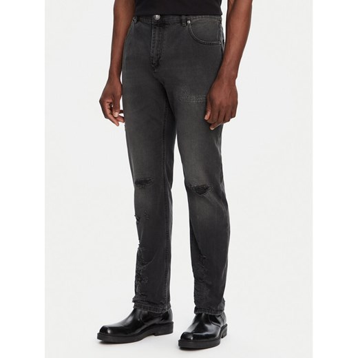Balmain Jeansy DH1MI043DE68 Szary Regular Fit ze sklepu MODIVO w kategorii Jeansy męskie - zdjęcie 182611603