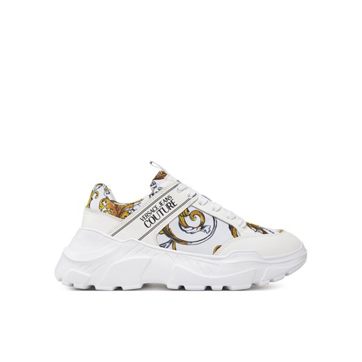 Versace Jeans Couture Sneakersy 78YA3SC2 Biały ze sklepu MODIVO w kategorii Buty sportowe męskie - zdjęcie 182611611