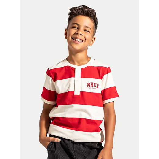 Coccodrillo T-Shirt ZC4143201ABJ Czerwony Regular Fit ze sklepu MODIVO w kategorii T-shirty chłopięce - zdjęcie 182611634