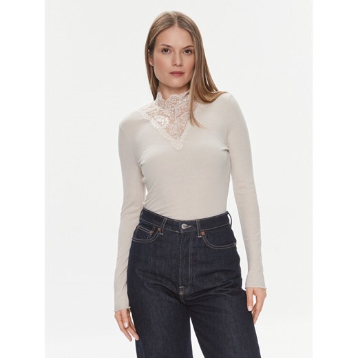 ONLY Bluzka Luxi 15310698 Beżowy Regular Fit ze sklepu MODIVO w kategorii Bluzki damskie - zdjęcie 182611670