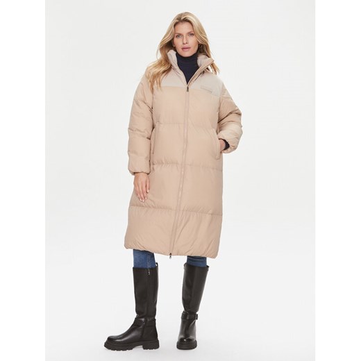 Tommy Hilfiger Kurtka zimowa New York WW0WW39749 Beżowy Relaxed Fit ze sklepu MODIVO w kategorii Kurtki damskie - zdjęcie 182611672