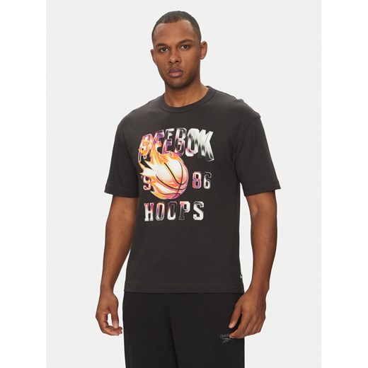 Reebok T-Shirt 100218817 Czarny Regular Fit ze sklepu MODIVO w kategorii T-shirty męskie - zdjęcie 182611720