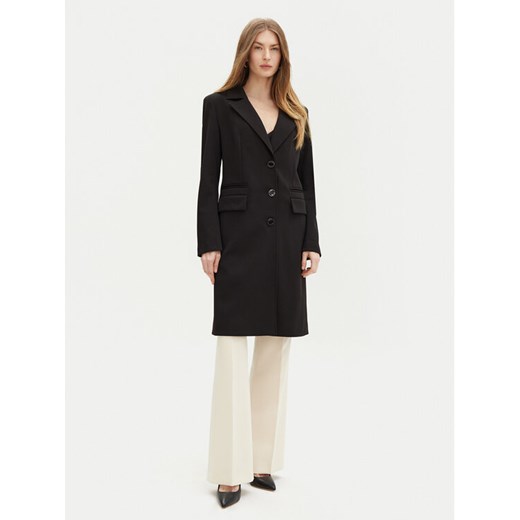 Guess Płaszcz przejściowy W5RL08 WGVF2 Czarny Regular Fit ze sklepu MODIVO w kategorii Płaszcze damskie - zdjęcie 182611753