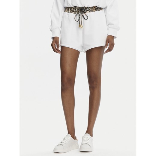 Just Cavalli Szorty sportowe 78PADE01 Biały Regular Fit ze sklepu MODIVO w kategorii Szorty - zdjęcie 182611783