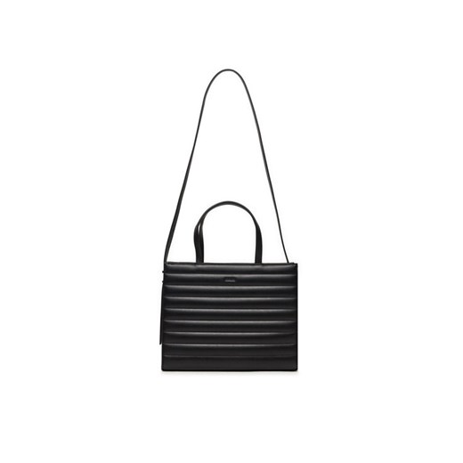Calvin Klein Torebka Line Quilt Medium Tote K60K612120 Czarny Calvin Klein 00 MODIVO