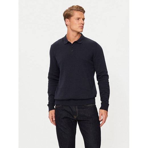 Jack&Jones Sweter Fred 12258582 Granatowy Regular Fit XL MODIVO