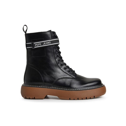 Pepe Jeans Botki PLS50503 Czarny ze sklepu MODIVO w kategorii Workery damskie - zdjęcie 182611872