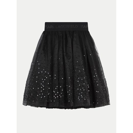 Karl Lagerfeld Kids Spódnica tiulowa Z30199 S Czarny Regular Fit ze sklepu MODIVO w kategorii Spódnice dziewczęce - zdjęcie 182611884