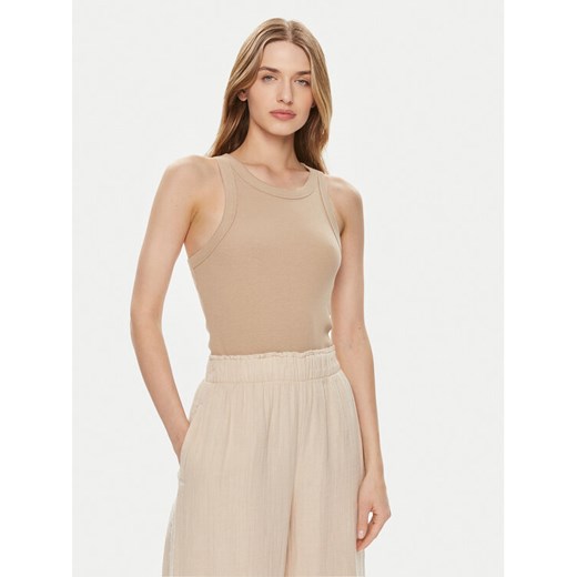 Gap Top 878220-04 Beżowy Regular Fit ze sklepu MODIVO w kategorii Bluzki damskie - zdjęcie 182611902