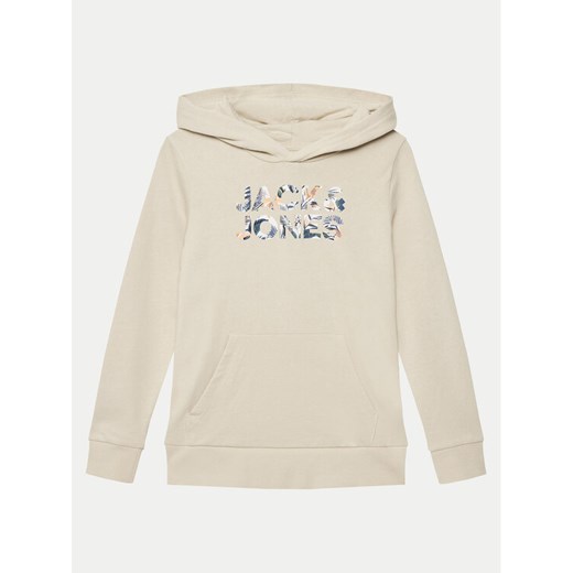 Jack&Jones Junior Bluza 12268859 Beżowy Relaxed Fit ze sklepu MODIVO w kategorii Bluzy dziewczęce - zdjęcie 182611920