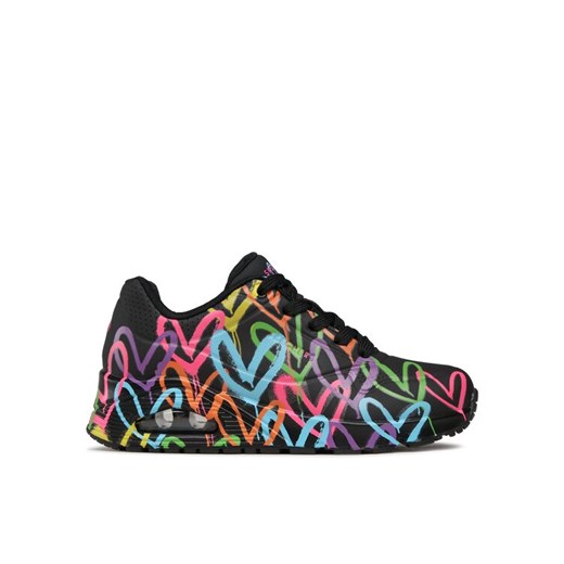 Skechers Sneakersy Highlight Love 177981/BKMT Czarny ze sklepu MODIVO w kategorii Buty sportowe damskie - zdjęcie 182611980