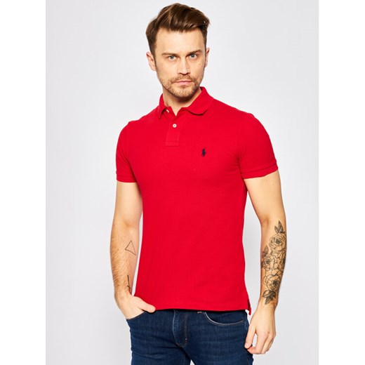 Polo Ralph Lauren Polo Core Replen 710548797 Czerwony Slim Fit Polo Ralph Lauren S MODIVO