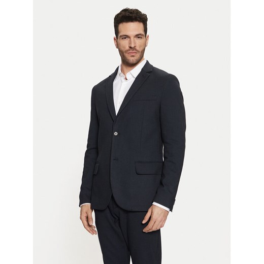 Tom Tailor Marynarka 1044113 Granatowy Slim Fit ze sklepu MODIVO w kategorii Marynarki męskie - zdjęcie 182612061