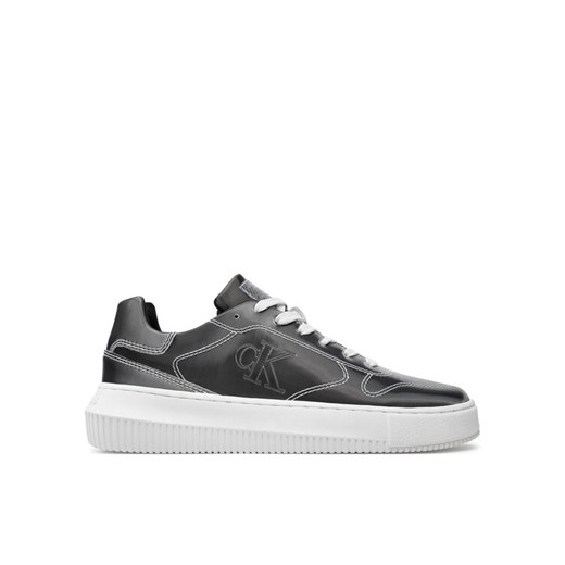 Calvin Klein Jeans Sneakersy Chunky Cupsole Low Lace Mg Dc YW0YW01429 Srebrny 37 MODIVO