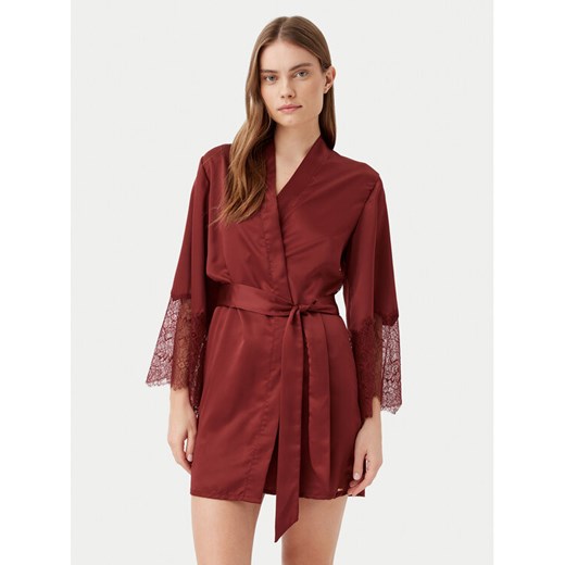 Hunkemöller Szlafrok Camille 300601 Czerwony ze sklepu MODIVO w kategorii Szlafroki damskie - zdjęcie 182612152