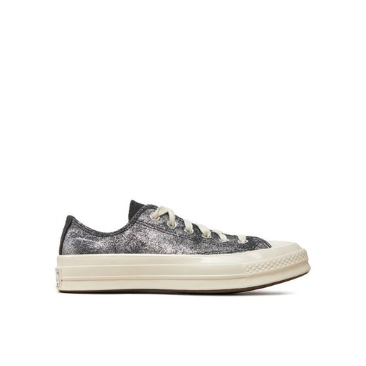 Converse Trampki Chuck 70 Suede Shimmer Ox A10379C Szary ze sklepu MODIVO w kategorii Trampki damskie - zdjęcie 182612153