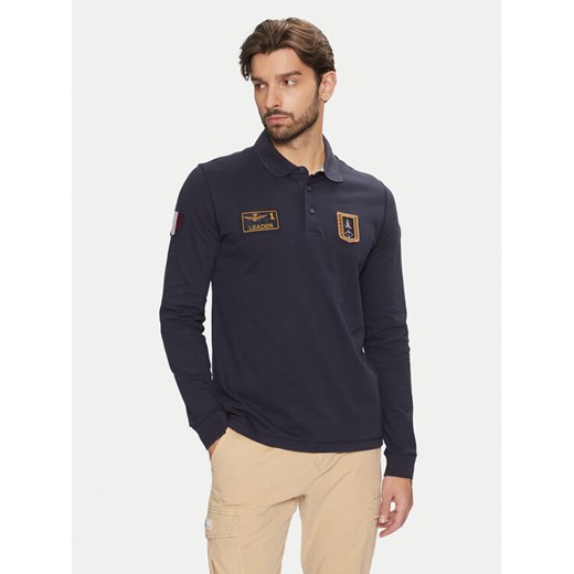 Aeronautica Militare Polo 242PO1835P192 Granatowy Regular Fit Aeronautica Militare S MODIVO