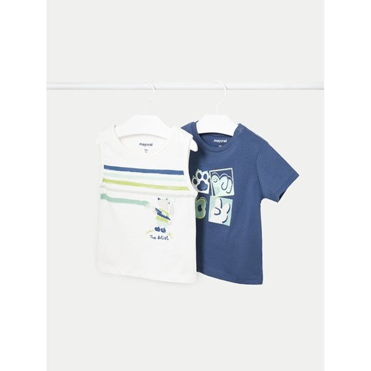 Mayoral Komplet 2 t-shirtów 01032 Niebieski Regular Fit ze sklepu MODIVO w kategorii T-shirty chłopięce - zdjęcie 182612324