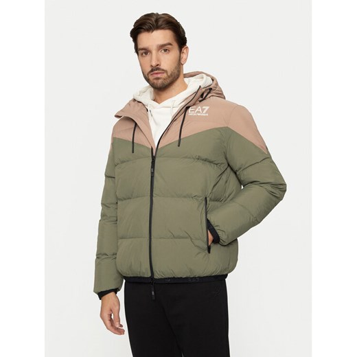 EA7 Emporio Armani Kurtka zimowa 6DPB30 PNDOZ 1846 Zielony Regular Fit ze sklepu MODIVO w kategorii Kurtki męskie - zdjęcie 182612330