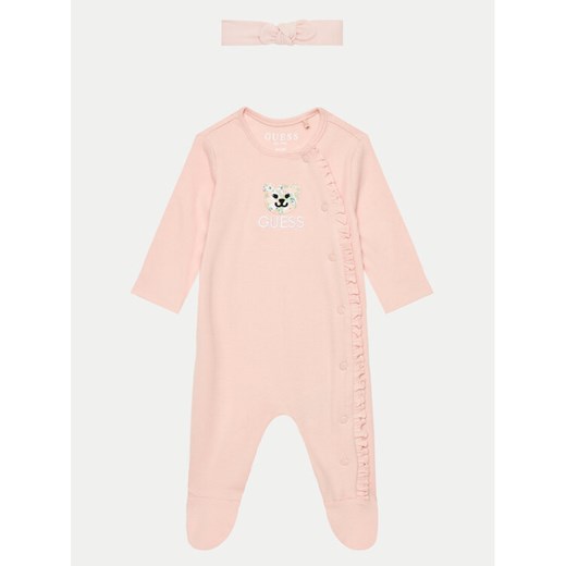 Guess Pajac S4YG07 KC870 Różowy ze sklepu MODIVO w kategorii Pajacyki - zdjęcie 182612342