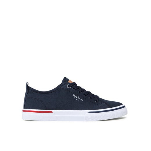 Pepe Jeans Tenisówki Kenton Smart 22 PMS30811 Granatowy ze sklepu MODIVO w kategorii Trampki męskie - zdjęcie 182612351