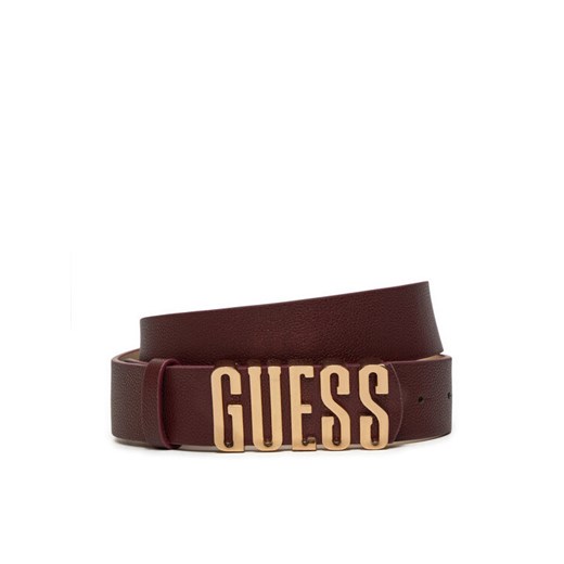Guess Pasek Damski BW9113 P4235 Bordowy ze sklepu MODIVO w kategorii Paski damskie - zdjęcie 182612352