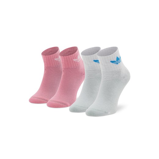adidas Zestaw 2 par wysokich skarpet dziecięcych Anti-Slip HM1696 Kolorowy ze sklepu MODIVO w kategorii Skarpetki dziecięce - zdjęcie 182612384