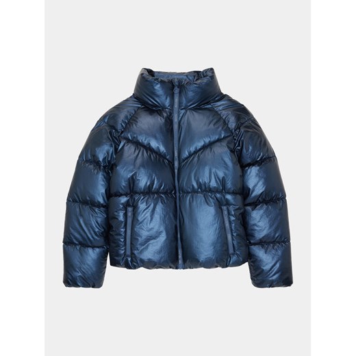 Tom Tailor Kurtka zimowa 1038754 Granatowy Regular Fit ze sklepu MODIVO w kategorii Kurtki dziewczęce - zdjęcie 182612393