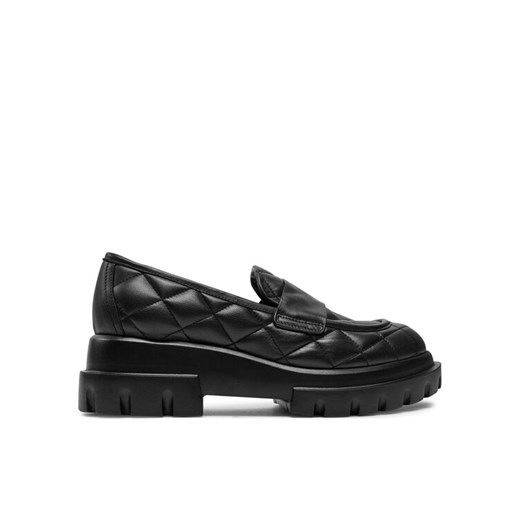 AGL Loafersy Celeste Matelasse D756033PGKA0761013 Czarny ze sklepu MODIVO w kategorii Lordsy damskie - zdjęcie 182612411
