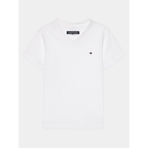 Tommy Hilfiger T-Shirt KB0KB04142 Biały Regular Fit ze sklepu MODIVO w kategorii T-shirty chłopięce - zdjęcie 182612434