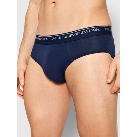 United Colors Of Benetton Slipy 3OP82S18N Granatowy United Colors Of Benetton L MODIVO