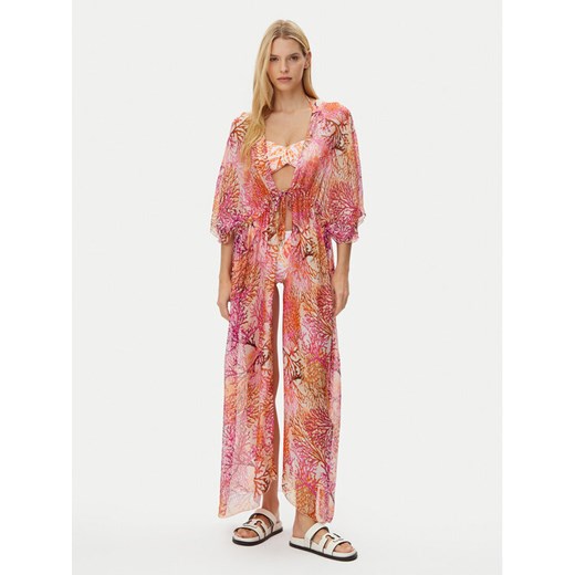 Guess Kimono E5GK02 WE550 Koralowy Regular Fit ze sklepu MODIVO w kategorii Odzież plażowa - zdjęcie 182612480
