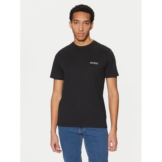 Guess T-Shirt U4BM03 KCAM1 Czarny Regular Fit ze sklepu MODIVO w kategorii T-shirty męskie - zdjęcie 182612553