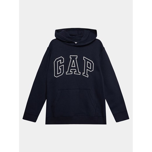 Gap Bluza 516663-02 Granatowy Regular Fit ze sklepu MODIVO w kategorii Bluzy chłopięce - zdjęcie 182612590