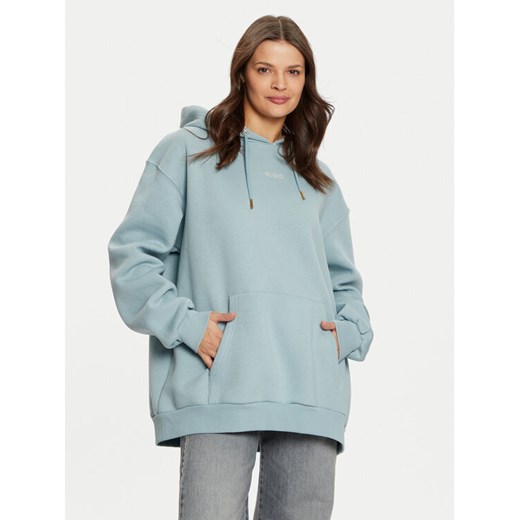 Guess Bluza V4BQ22 KCHX0 Niebieski Regular Fit ze sklepu MODIVO w kategorii Bluzy damskie - zdjęcie 182612603