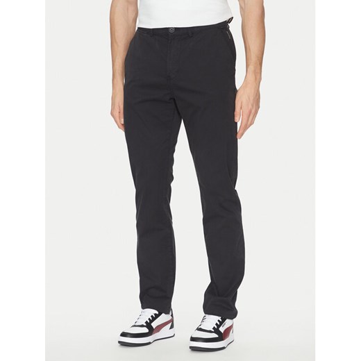 Napapijri Chinosy M-Puyo NP0A4H98 Czarny Slim Fit ze sklepu MODIVO w kategorii Spodnie męskie - zdjęcie 182612604